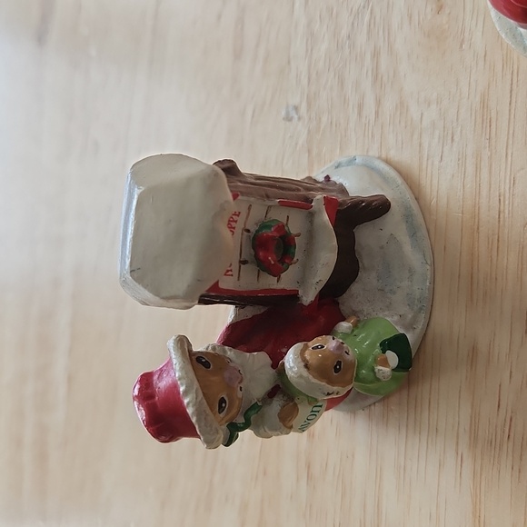 Forest Friends Christmas figurines.  They are about 2"x1 1/2" in size. - Picture 4 of 9